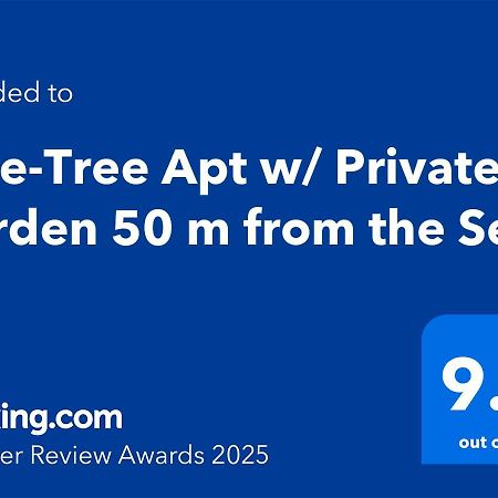 Pine-Tree Apt W/ Private Garden 50 M From The Sea Голем Экстерьер фото
